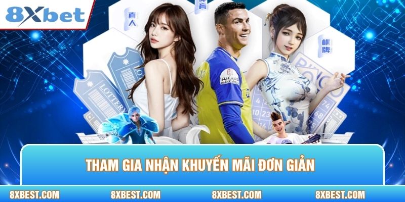 Tham gia nhận khuyến mãi đơn giản