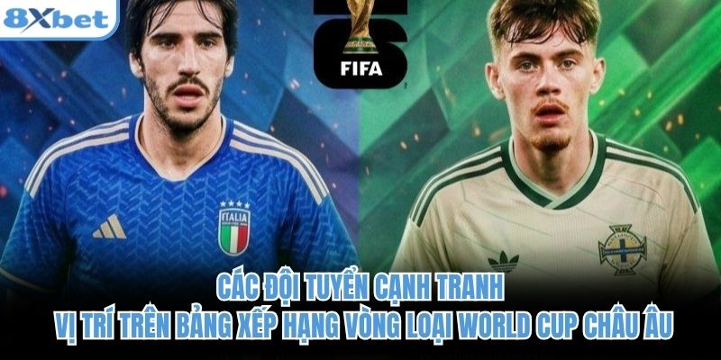 Các đội tuyển cạnh tranh vị trí trên bảng xếp hạng vòng loại World Cup châu Âu